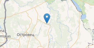 Mapa Gudeniki, Ostroveckiy r-n GRODNENSKAYA OBL.