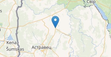 Map Greboly, Gervyatskiy s/s Ostroveckiy r-n GRODNENSKAYA OBL.