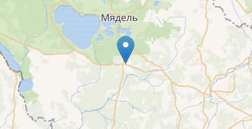 Мапа Брусы, Мядельский р-н МИНСКАЯ ОБЛ.
