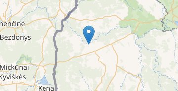 Map Nidyany, Ostroveckiy r-n GRODNENSKAYA OBL.