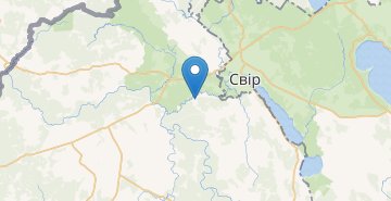 Mapa Radyushi, Ostroveckiy r-n GRODNENSKAYA OBL.