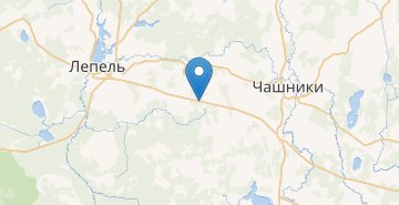 Map Zamoshe, Lepelskiy r-n VITEBSKAYA OBL.