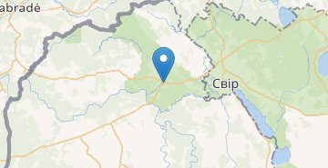 Mapa ZHukoyni, povorot, Ostroveckiy r-n GRODNENSKAYA OBL.