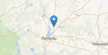 Map Kazinschina, Lepelskiy r-n VITEBSKAYA OBL.
