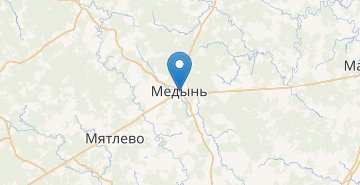 地图 Medyn (Kaluzhskaya obl..)