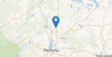 地图 Zaborove, Lepelskiy r-n VITEBSKAYA OBL.
