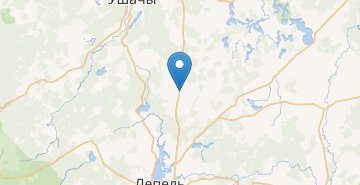 地图 Starosele, Lepelskiy r-n VITEBSKAYA OBL.