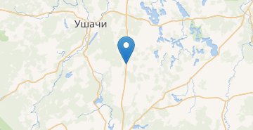 Map Zanovine, Ushachskiy r-n VITEBSKAYA OBL.