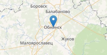 Карта Обнинск