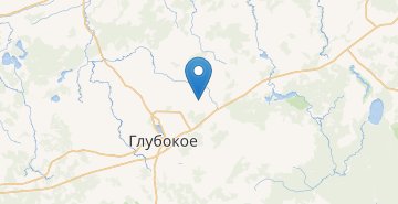 Mapa Ozercy, Glubokskiy r-n VITEBSKAYA OBL.