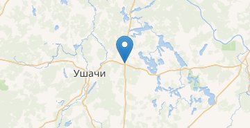 Map Sorochino, Ushachskiy r-n VITEBSKAYA OBL.