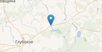 Mapa Plissa, Glubokskiy r-n VITEBSKAYA OBL.