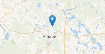 Map Glybochka, Ushachskiy selsovet, Ushachskiy s/s Ushachskiy r-n VITEBSKAYA OBL.