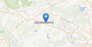 Mapa Svetloselskaya, SGumilinskiy r-n VITEBSKAYA OBL.