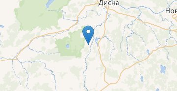 Map Bosyanki, Miorskiy r-n VITEBSKAYA OBL.