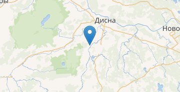 Map Zaute, Miorskiy r-n VITEBSKAYA OBL.