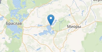 Mapa Perebrode, Miorskiy r-n VITEBSKAYA OBL.