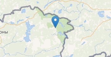 Mapa Zabore, Krasnopolskiy selsovet, Krasnopolskiy s/s Rossonskiy r-n VITEBSKAYA OBL.