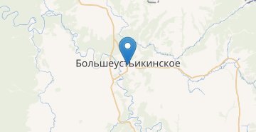 地图 Bolsheustikinskoye