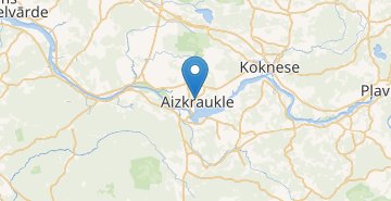 地图 Aizkraukle