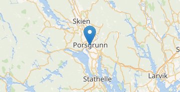 Map Porsgrunn