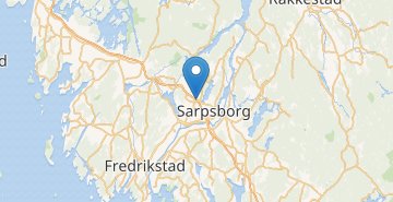 Карта Сарпсборг