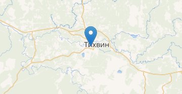Мапа Тихвин