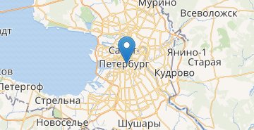 Map Sankt-Peterburg
