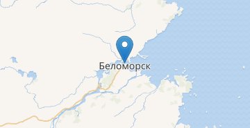 Mapa Belomorsk